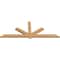 Ekena Millwork Kennewick Timber Gable Bracket, Western Red Cedar, 108"W x 40"H x 3 1/2"D x 5 1/2"F, 9/12 Pitch GBW108X40X0406KEN00SWR - alternate 2